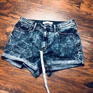 Abercrombie acid washed shorts